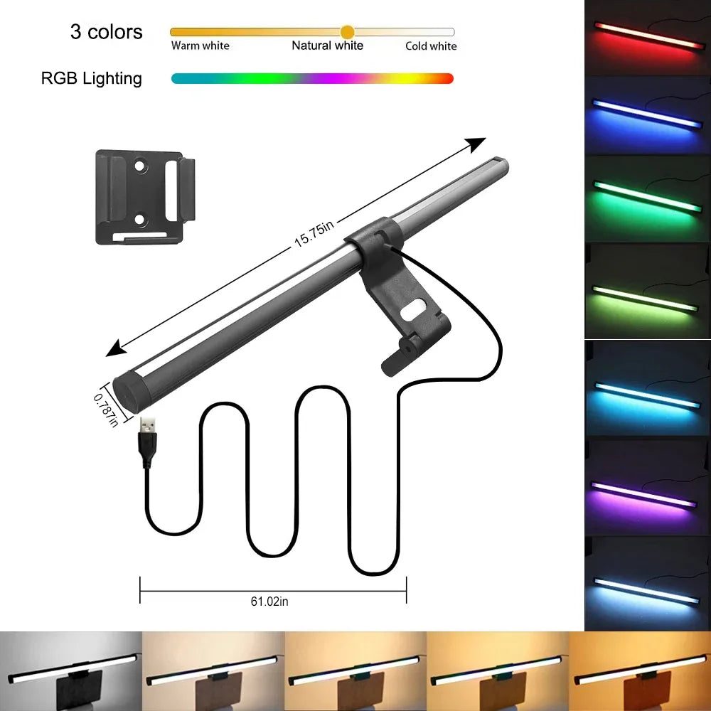 Anti-Glare RGB Computer Monitor Light Bar