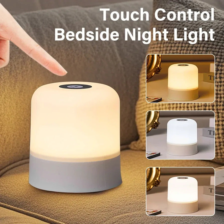 Cordless RGB Touch Bedside Lamp