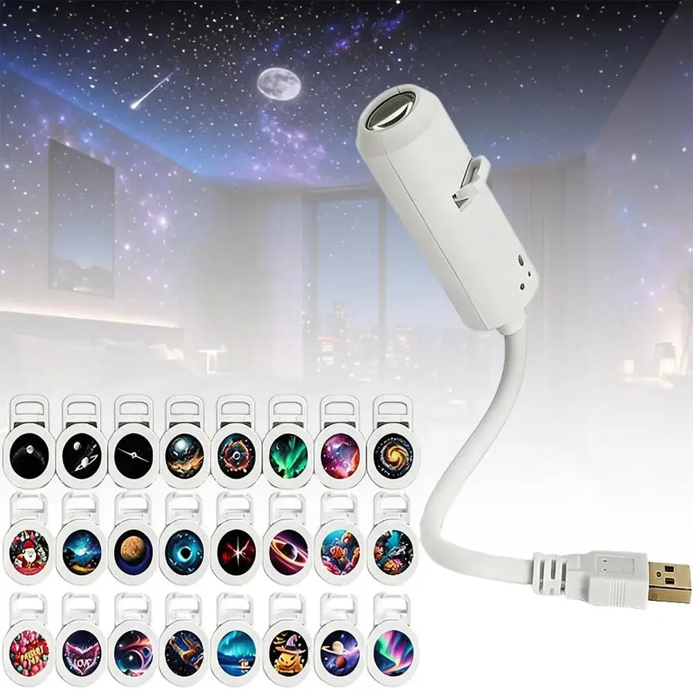 USB Star Galaxy Projector