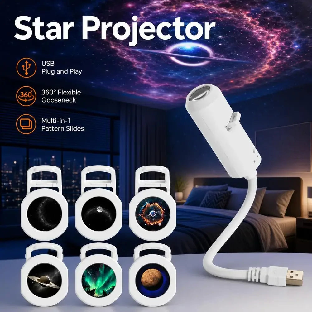 USB Star Galaxy Projector